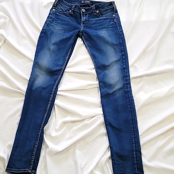 Silver Suki Mid Super Skinny Jeans - Picture 4 of 6